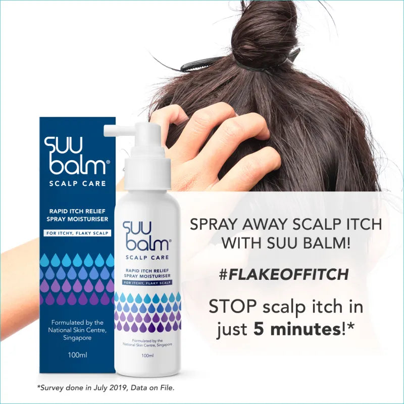 SUU BALM Rapid Itch Relief Scalp Spray Moisturser 40ML