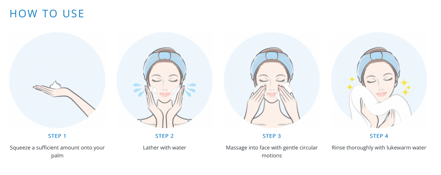 Hada Labo Mild and Sensitive Face Wash (Thermal Spring Water)