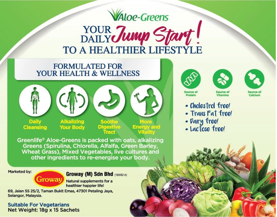 Greenlife Aloe-Greens 15S