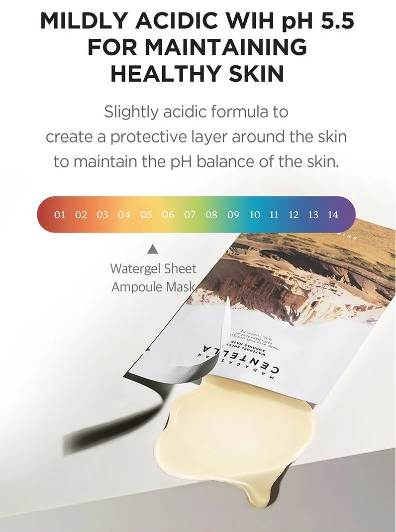 SKIN1004 Madagascar Centella Water Gel Sheet Ampoule Mask - 25ml x 5pcs