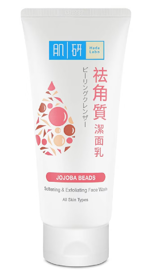 Hada Labo Softening and Exfoliating Face Wash (Jojoba Beads)