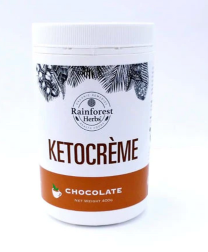 Rainforest Herbs KetoCreme chocolate MCT Powder creamer 400g