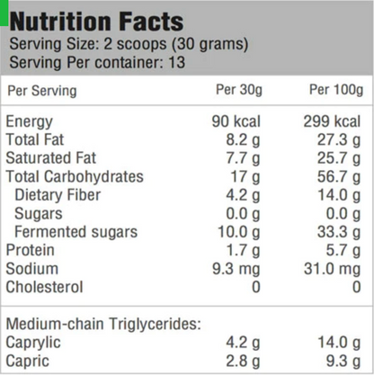 Rainforest Herbs KetoCreme chocolate MCT Powder creamer 400g