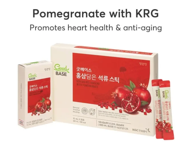 Jung Kwan Jang Pomegranate with Korean Red Ginseng Stick (10ml x 30 sticks)