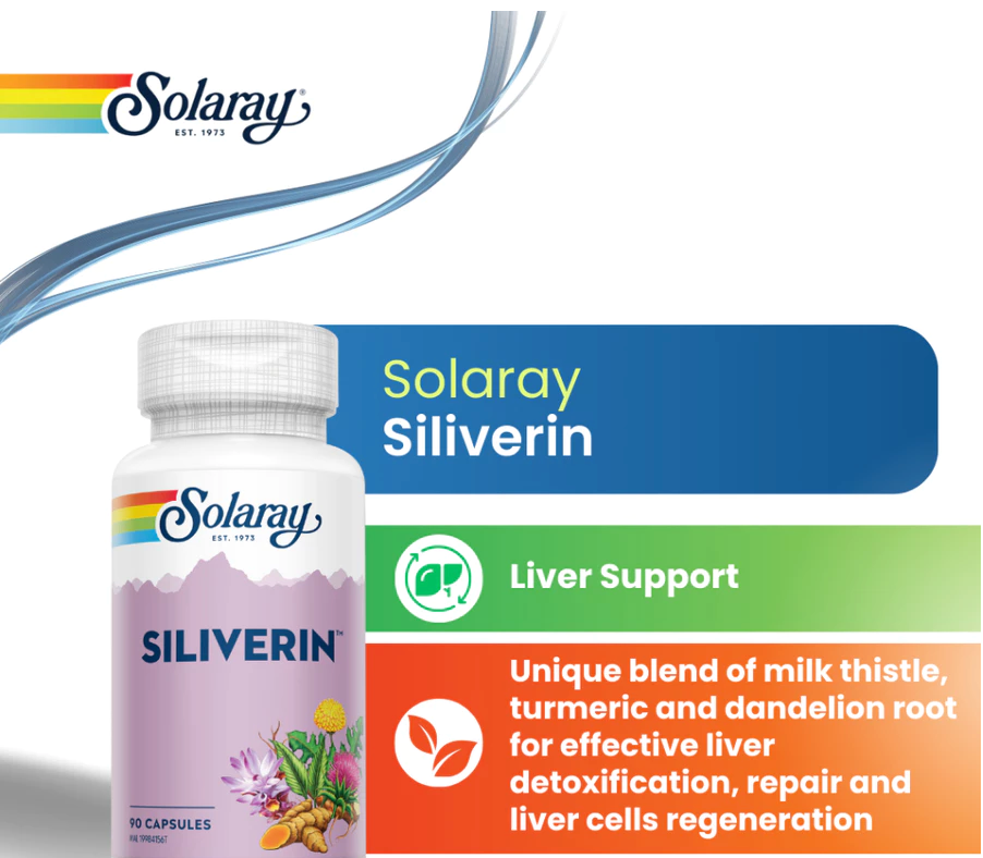 Solaray Siliverin Liver Support 2x90s