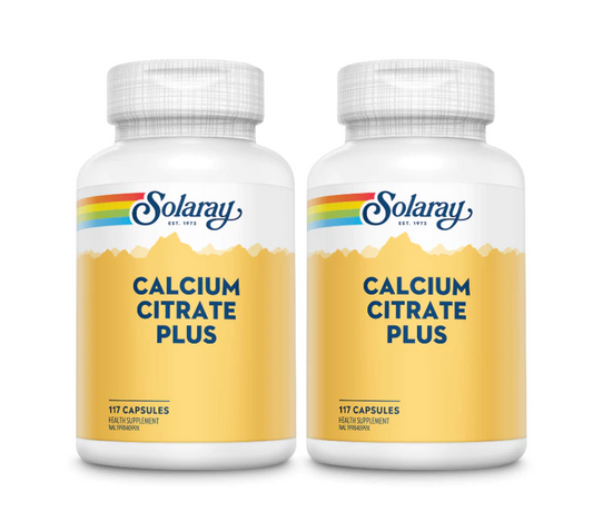 Solaray Calcium Citrate Plus Supporting Bones & Muscle Health (2x117s)