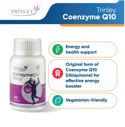 Trinley Coenzyme Q10 Single 30'c and Twinpack