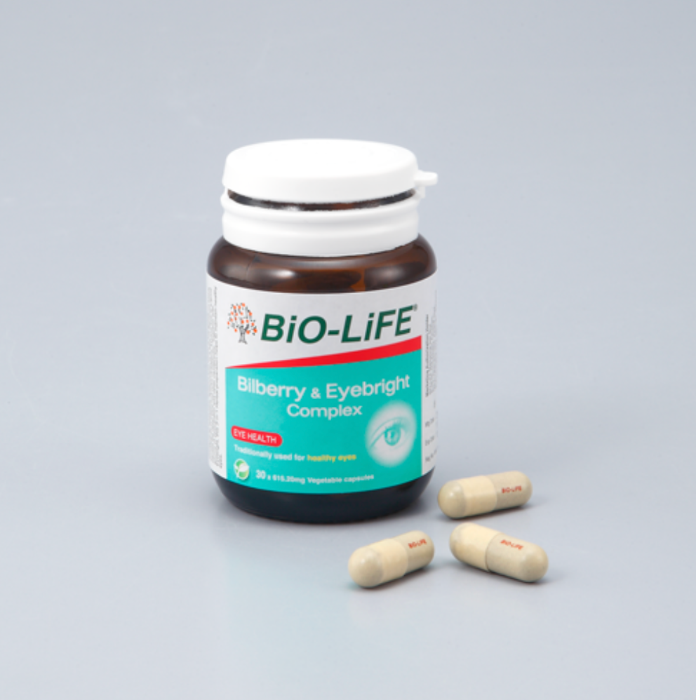 BiO-LiFE Bilberry & Eyebright Complex 30 capsules