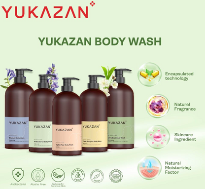 Yukazan Lime Basil Body Wash 850ml Shower Foam / Antibacterial And Alcohol Free / Body Shampoo