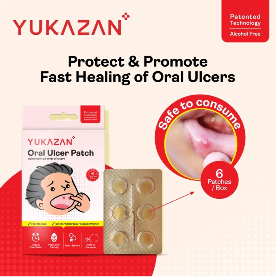 Yukazan Oral Ulcer Patch (6 pieces)