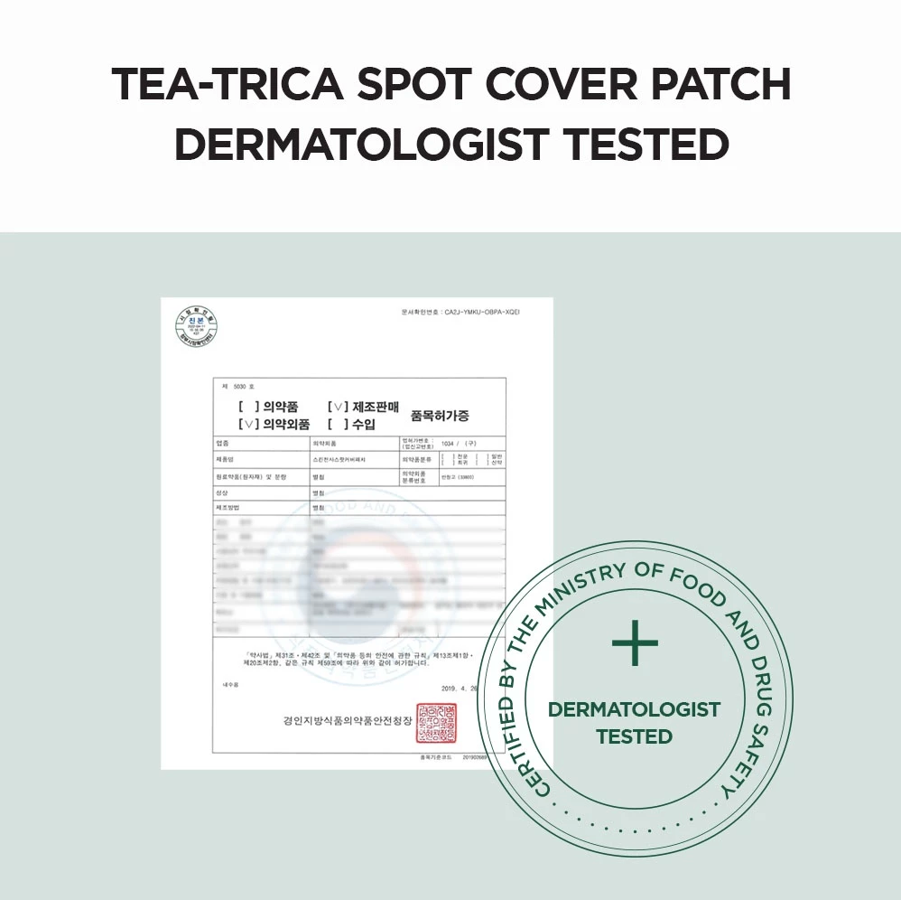 SKIN1004 Madagascar Centella Tea-Trica Spot Cover Patch 22ea