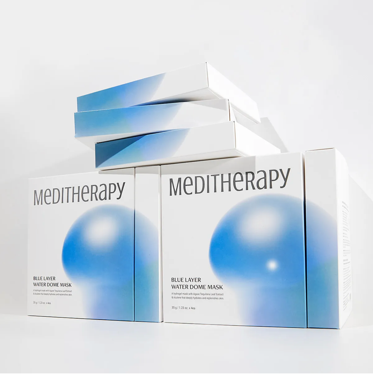 [MEDITHERAPY] Blue layer Water Dome Mask *1 Box 4ea