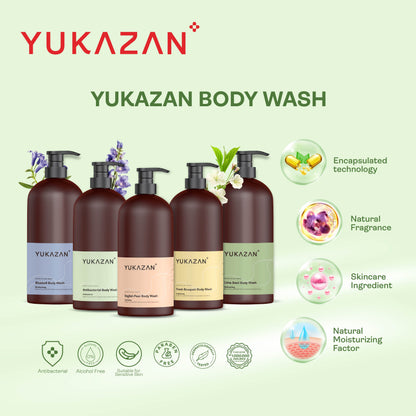 Yukazan Bluebell Body Wash 850ml Shower Foam / Antibacterial And Alcohol Free / Body Shampoo